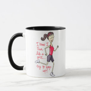 Caneca Funcione como uma menina