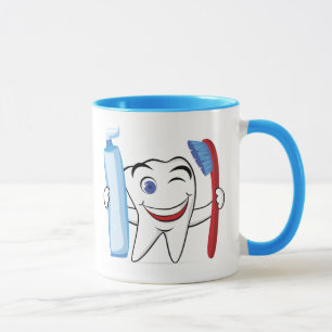 Caneca Fundo animado do dente