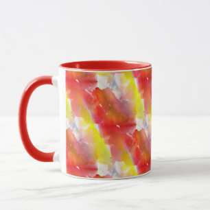 Caneca Fundo da aguarela da textura do design