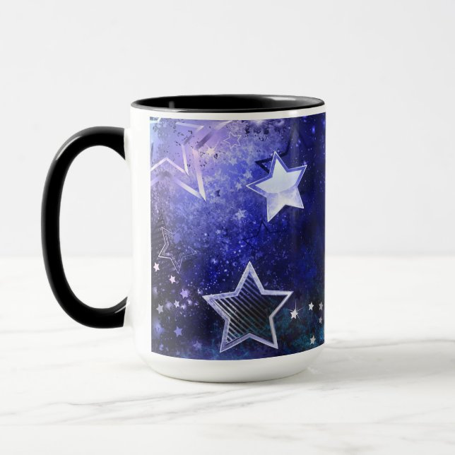 Caneca Fundo de Espaço com Estrelas (Esquerda)