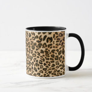 Caneca Fundo de Impressão do Leopardo