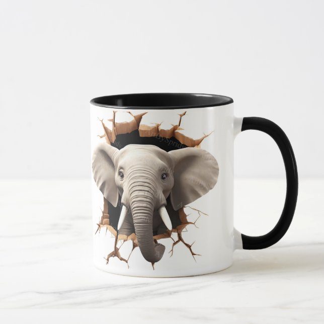 Caneca Fundo do Elefante Cortado (Direita)