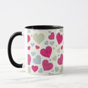 Caneca Fundo dos corações