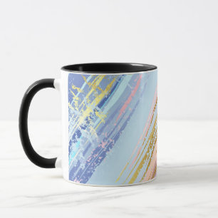Caneca Fundo Rosa Texturizado