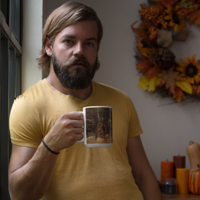 Caneca Funeral de Viking Frank Dicksee 1893 (Criador carregado)