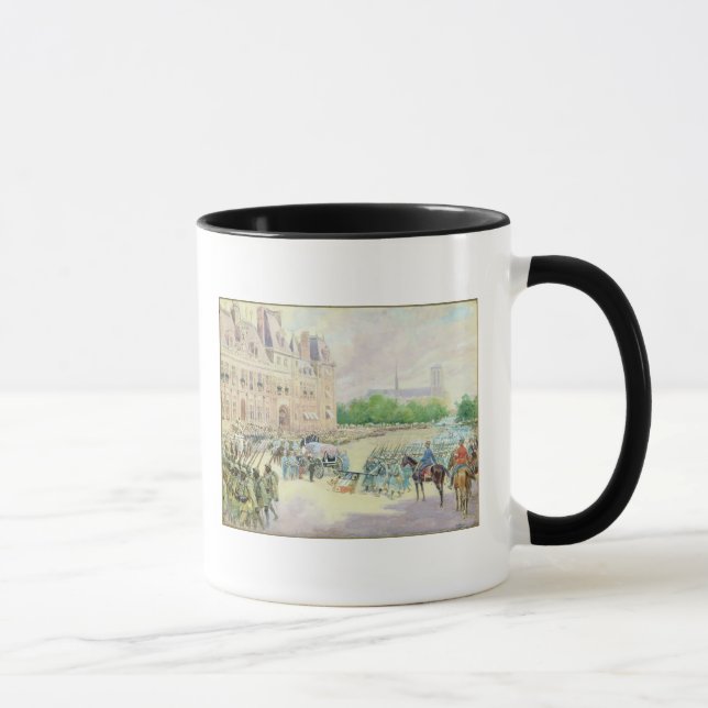 Caneca Funeral do general Joseph Gallieni 1916 (Direita)