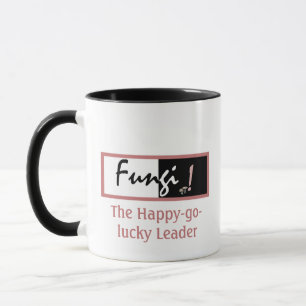 Caneca Fungos Negros, Brancos e Rosa Humorosos trocam por