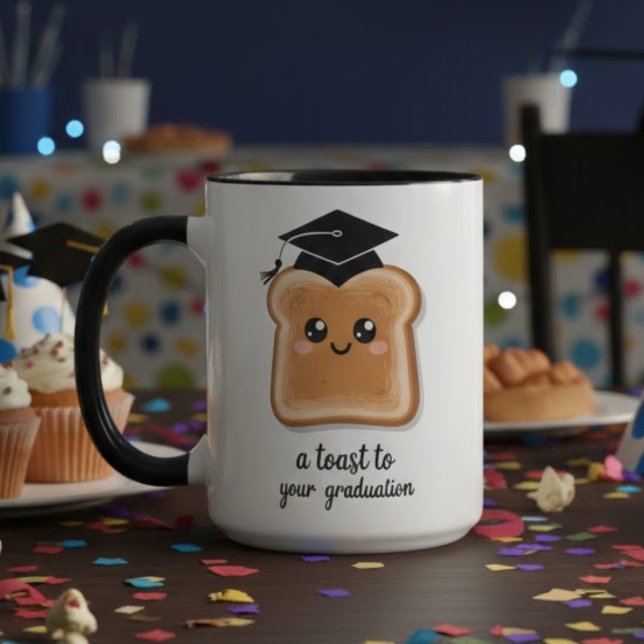 Caneca Funny A Toast To Your Graduation University Grad (Criador carregado)