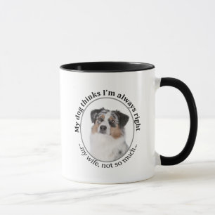 Caneca Funny Aussie contra Wife Mug