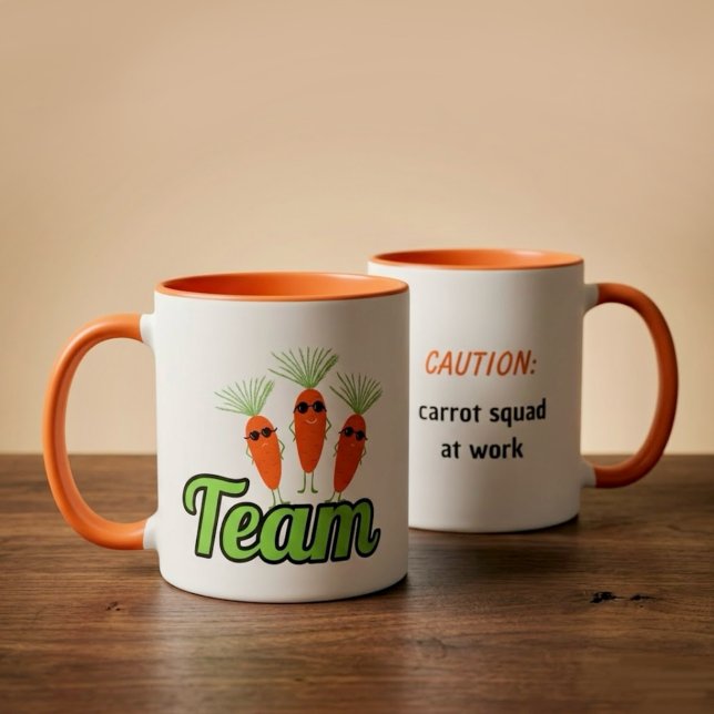Caneca Funny carrots (Criador carregado)