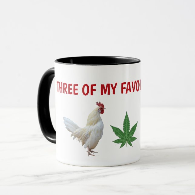 CANECA FUNNY CHICKEN (Frente Esquerda)