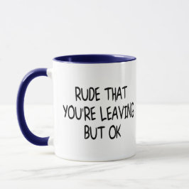 Caneca Funny Coworker Saindo de Adeus