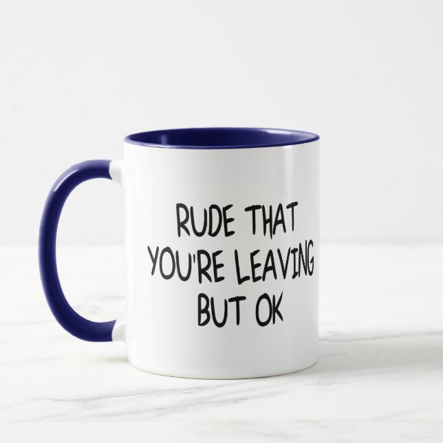 Caneca Funny Coworker Saindo de Adeus (Esquerda)