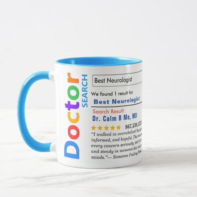 Caneca Funny Custom Best Neurologist (Esquerda)