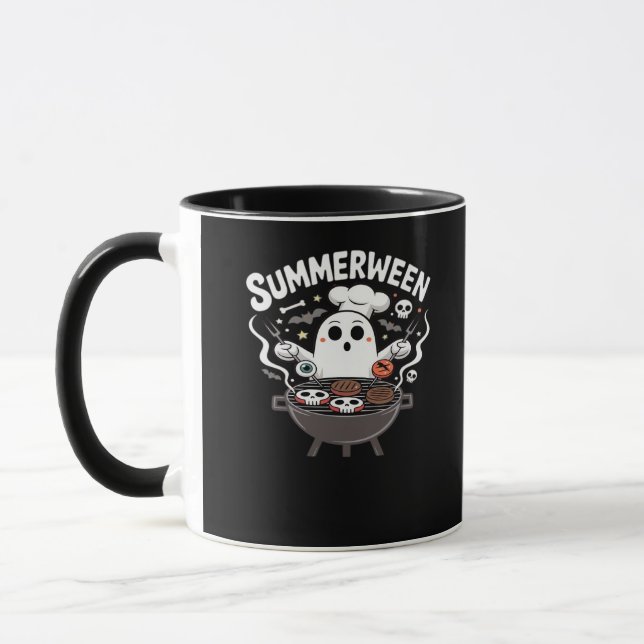 Caneca Funny de CHURRASCO Summerween (Esquerda)