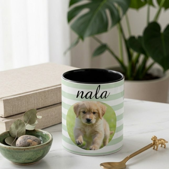 Caneca Funny Dog Dad Mug Personalized Name Gift for Dog L (Criador carregado)