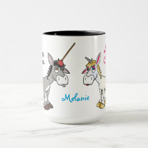 Caneca Funny Donkey Unicorn Personalizado