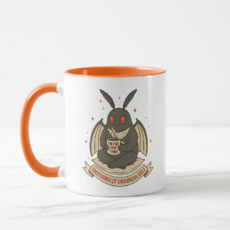 Caneca Funny Mothman Mug – Emotional Support Cryptid Coff