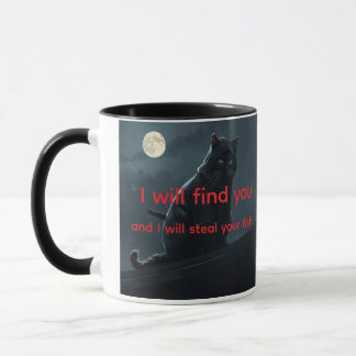 Caneca Funny Ninja Cat Meme Customizable Coffee Mug