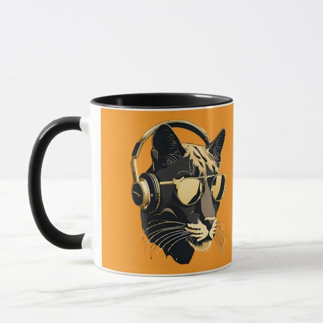 Caneca Funny Panther Jammin' (Esquerda)