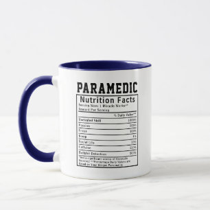 Caneca Funny Paramedic Nutrição Fala Emergência