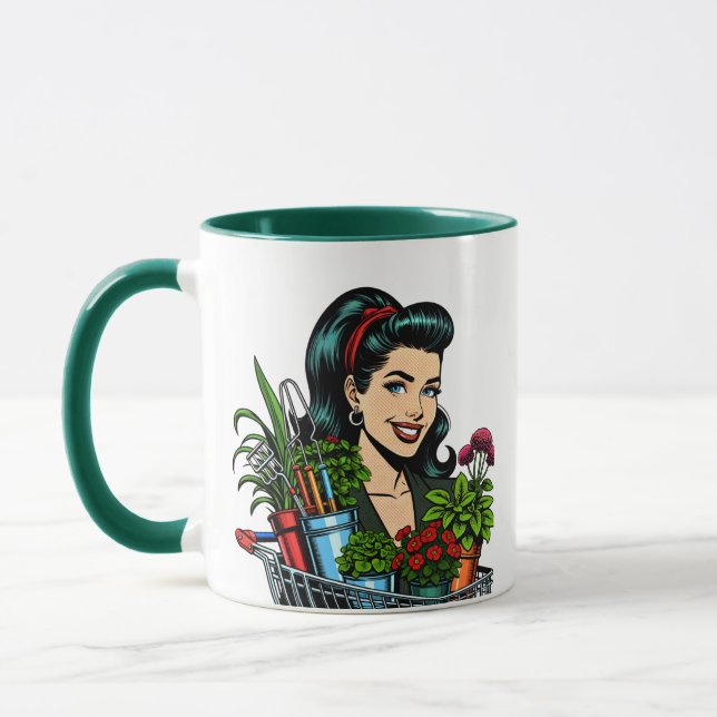 Caneca Funny Plant | Verde é o novo negro (Esquerda)