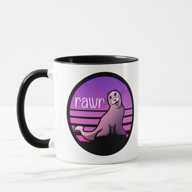 Caneca Funny Sea Lion Animal (Esquerda)