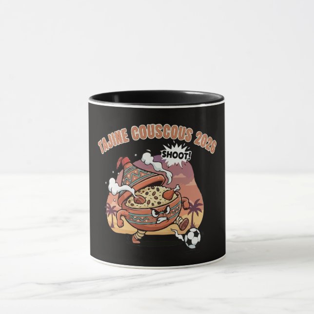 Caneca Funny Tajine & Couscous Soccer Character 2026  (Centro)