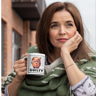 Caneca Funny Trump Guilty