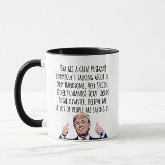 Caneca Funny Trump Husband Birthday Valentine Christmas