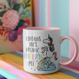 Caneca Funny Unicorn Mug - Biológico Unicorn Pee Novelty