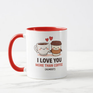 Caneca Funny Valentine Coffee Mug - I Love You