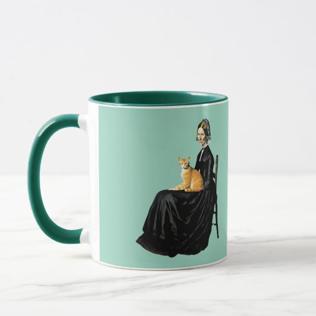 Caneca Funny Whistler's Mother's Orange Tabby (Esquerda)