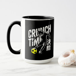 Caneca Fúria Determinação Futebol Gato Amante de Anime Es