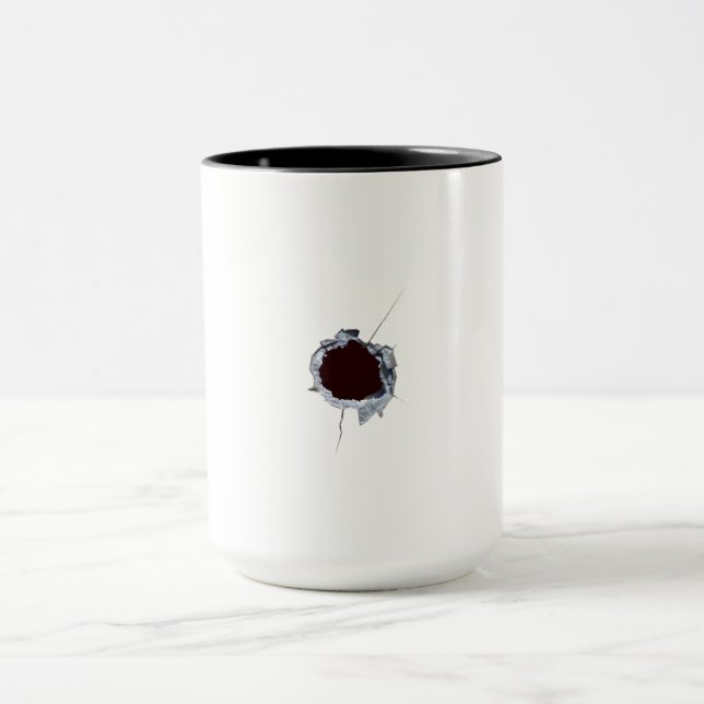 Caneca Furo de Tiro de Bala (Centro)