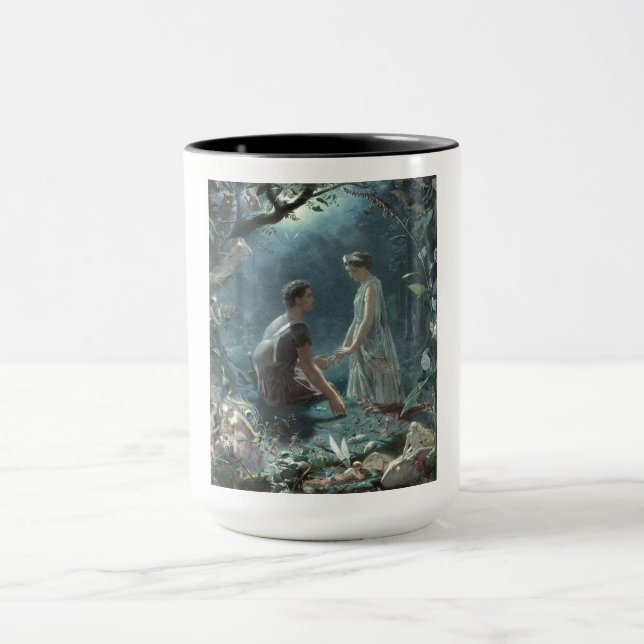 Caneca Furries: Sonho de uma Noite de Verão de Shakespear (Centro)