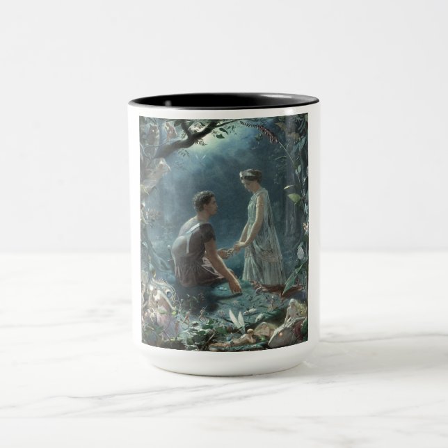 Caneca Furries: Sonho de uma Noite de Verão de Shakespear (Centro)