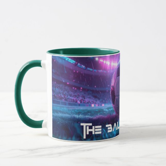 CANECA FUTEBOL - A BOLA É REDONDA - FUTEBOL (Esquerda)