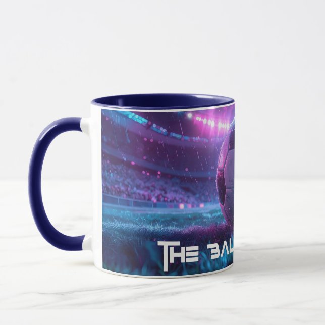CANECA FUTEBOL - A BOLA É REDONDA - FUTEBOL (Esquerda)