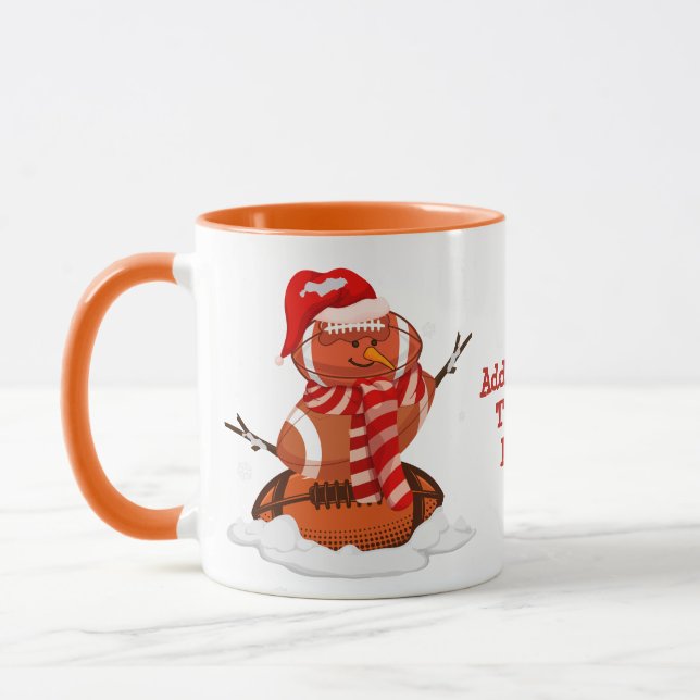 Caneca Futebol americano Snowman Snowball (Esquerda)