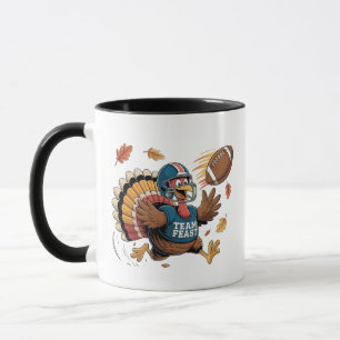 Caneca Futebol de ação de graças Futebol da Turquia