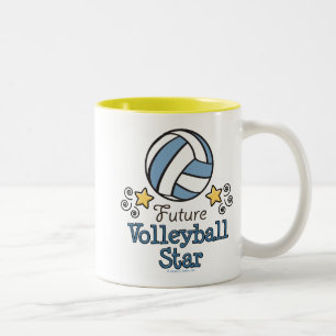 Caneca futura da estrela do voleibol