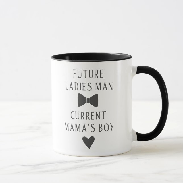 Caneca Futuro Don Juan Atual Menino da Mamãe (Direita)