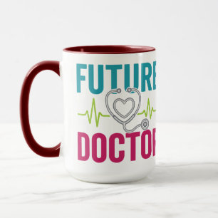 Caneca Futuro Médico Cute Medical para o Dia do Médico