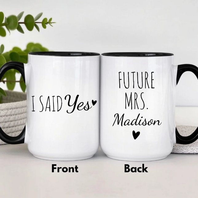 Caneca Futuro Personalizado Sra Engajamento (Criador carregado)