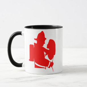 Caneca FW13   Casal de bombeiro