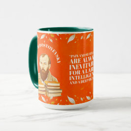 Caneca Fyodor Dostoevsky, Citação do Crime e da Pena