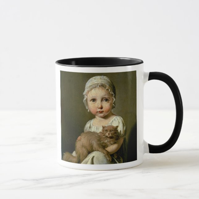 Caneca Gabrielle Arnault (1811-72) 1813 (óleo em canvas) (Direita)