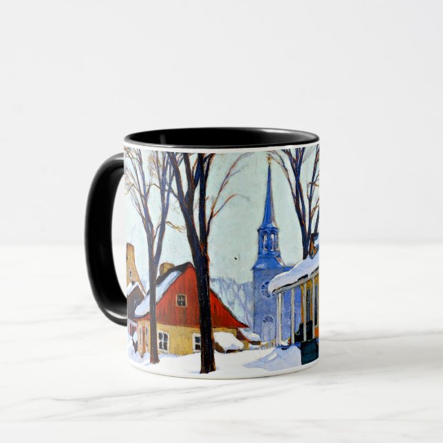 Caneca Gagnon - Manhã de Inverno, Baie-Saint Paul (Frente Esquerda)