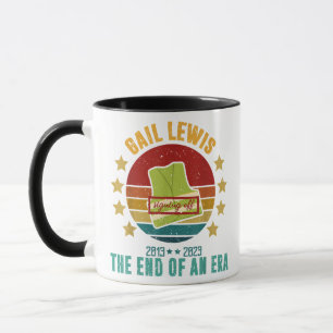 Caneca Gail Lewis, Nós Saudamos Você, O Fim De Uma Era Si